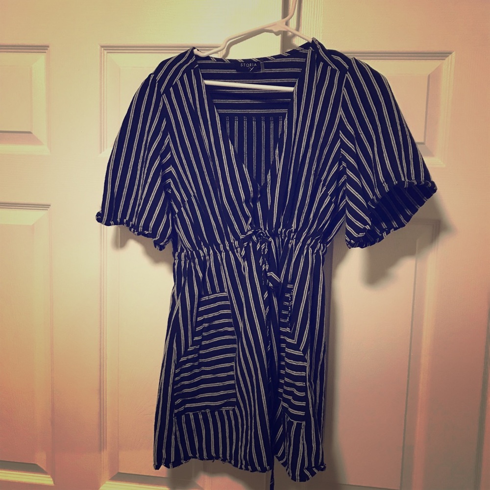 Dress or swim suit over up kimono style